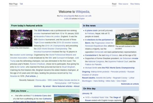 Впервые за 10 лет «Википедия»  поменяла дизайн сайта