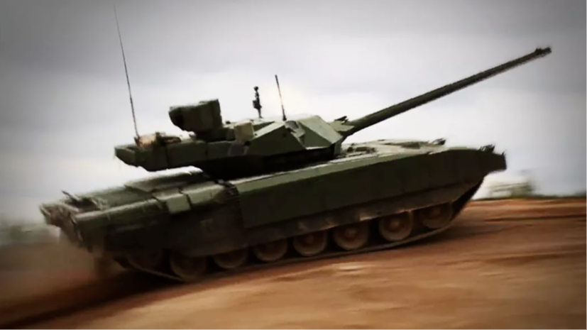 MWM: Российский танк Т-14 «Армата» впервые принял участие в боевых действиях на Украине