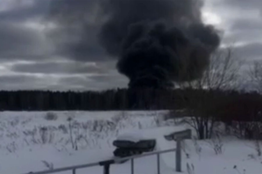 Ивановский губернатор Воскресенский: пожар на месте крушения Ил-76 потушили