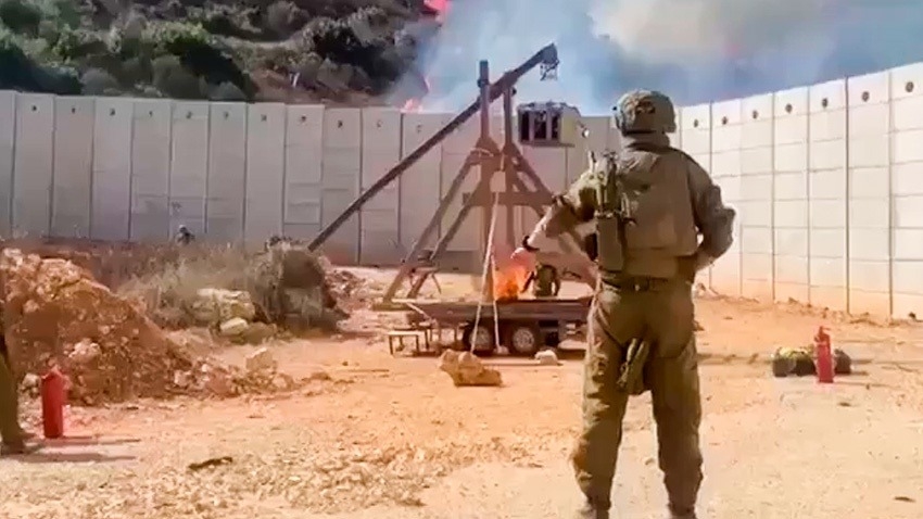 CNN: израильские солдаты применили требушет на границе с Ливаном