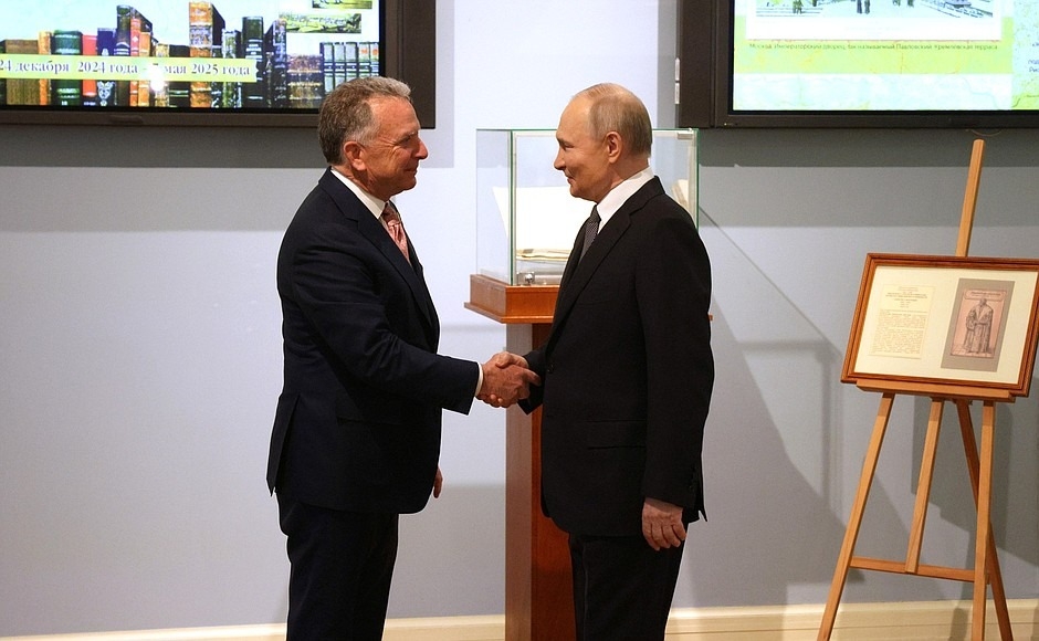 Переговоры Путина и Уиткоффа начались в Санкт-Петербурге