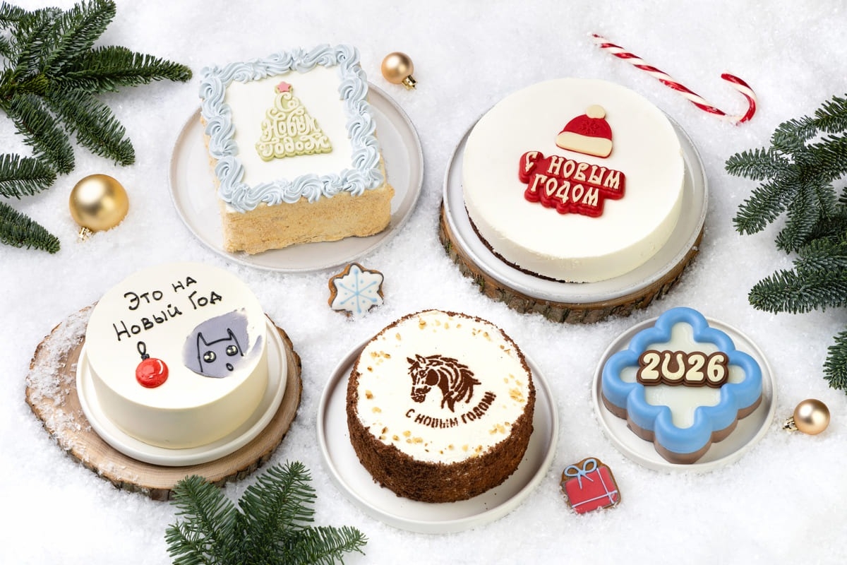 ВкусВилл представил новогоднюю коллекцию тортов