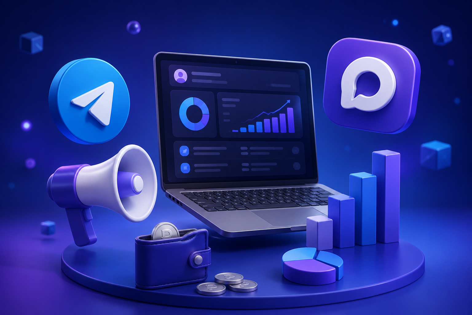 Маркетплейс Pomogach.io провёл почти 19 000 размещений рекламы в Telegram и MAX за год