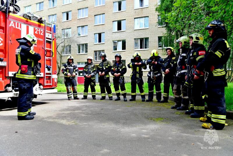 В студенческом городке МИЭТ в Зеленограде провели пожарные учения
