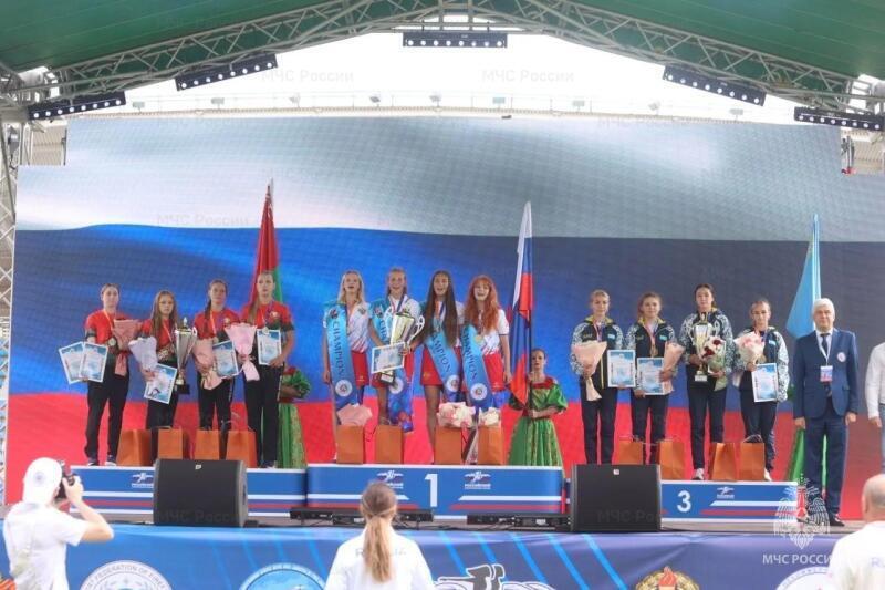 Россиянки и белорусские юноши выиграли пожарную эстафету на чемпионате мира в Жуковском