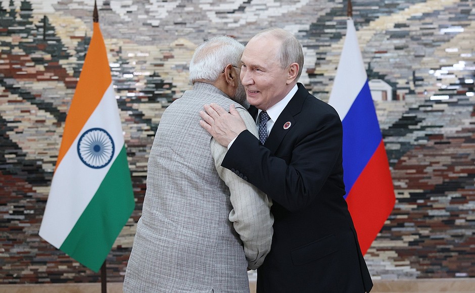 Путин и Моди встретились на полях саммита ШОС в Бишкеке