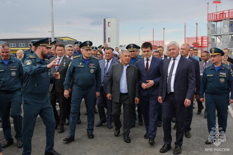 В Лаишевском районе открылся центр подготовки пожарных и спасателей